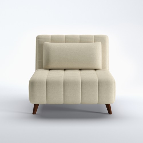 Modern polyester futon chair - modern,